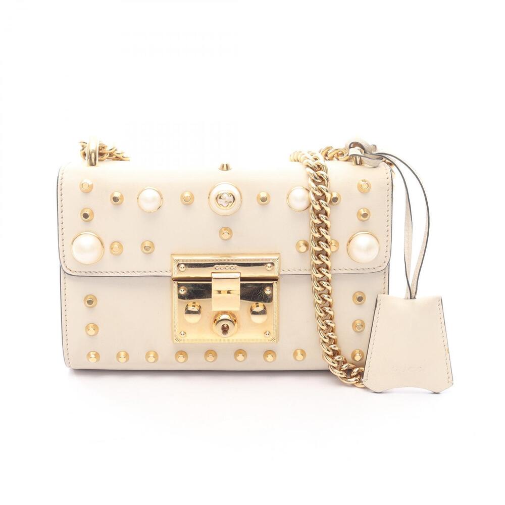 Gucci shoulder bag leather white